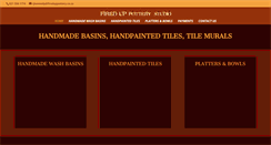 Desktop Screenshot of fireduppottery.co.za